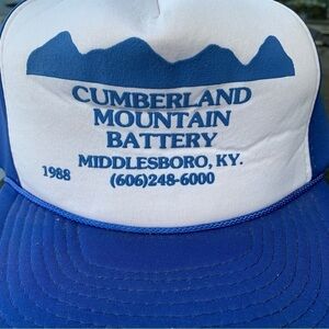 Vintage 1988 Cumberland Mountain Battery Middlesboro Kentucky SnapBack Hat